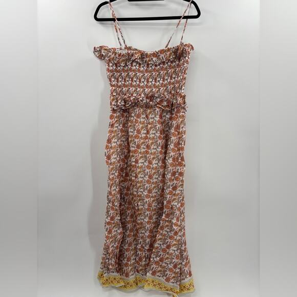 J.Crew Ravenna dress in sunset rose block-print ramie - Picture 9 of 9